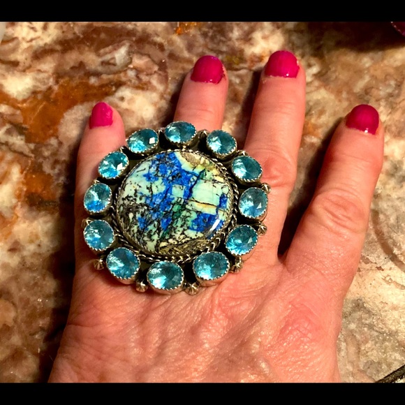 💚Native American Made Ring 7.5 - Picture 6 of 7